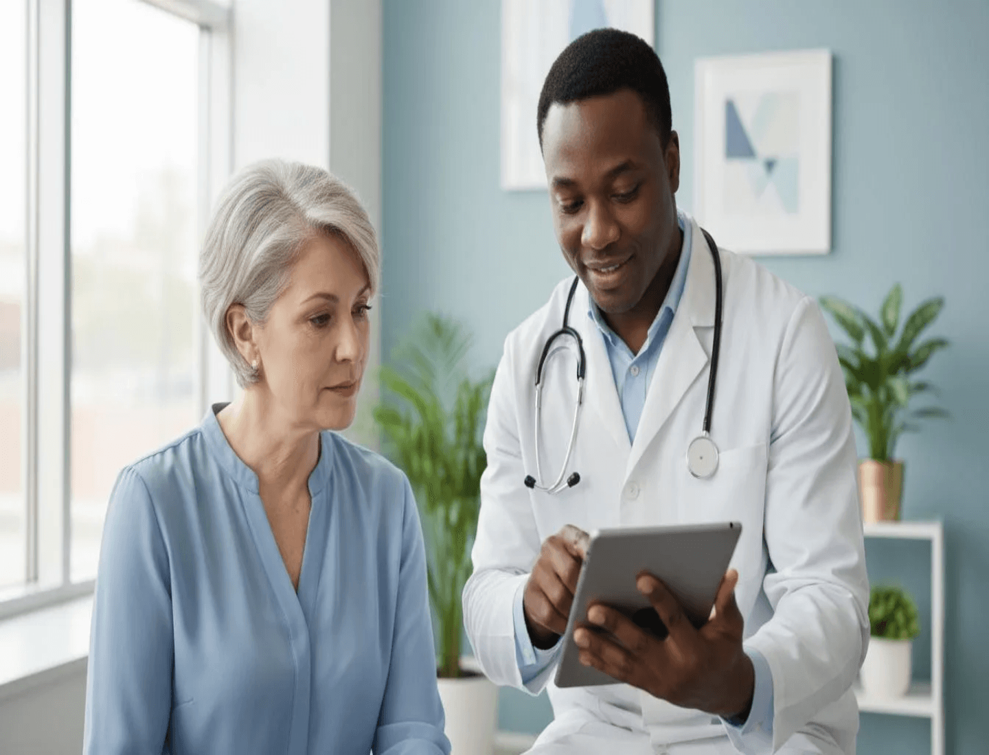 Americare Medical Equipment public preview image showing a healthcare consultation scene.